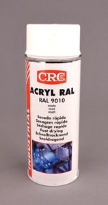 CRC ACRYL RAL 9010 BLANC MAT EN AEROSOL DE 520 ML / 400 ML