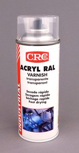 CRC ACRYL RAL VERNIS BRILLANT INCOLORE EN AEROSOL DE 520 ML / 400 ML