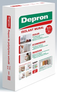 QUELYD DEPRON 100 x 100 CM EPAISSEUR 9 MM EN KIT DE 7 PLAQUES