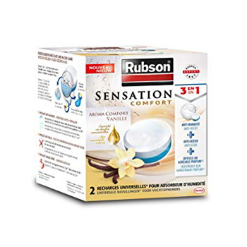 RUBSON RECHARGES SENSATION 3 EN 1 AROMA VANILLE EN PAQUET DE 2