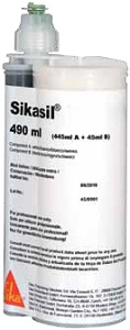SIKASIL AS785 NOIR EN CARTOUCHE DE 490 ML
