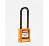 BRADY CADENAS ORANGE REVETEMENT NYLON ANSE 75 MM EN PAQUET DE 6