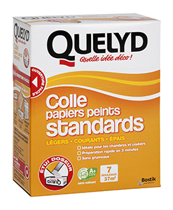 QUELYD COLLE PAPIERS PEINTS STANDARDS EN ETUI DE 250 GR