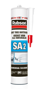 RUBSON SA2 SANITAIRE TOUS SUPPORTS BLANC EN CARTOUCHE DE 280 ML