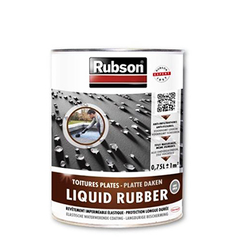 RUBSON TOITURES LIQUID RUBBER GRIS EN BOITE DE 0,75 L