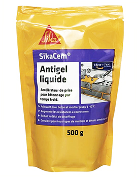 SIKACEM ANTIGEL LIQUIDE EN FLACON DE 500 GR