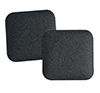 PLAQUETTE ANTIDERAPANTE NOIRE 140 x 140 MM