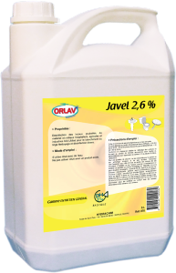 JAVEL 2,6 % EN BIDON DE 5 L