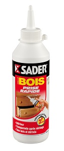 SADER COLLE BOIS PRISE RAPIDE EN FLACON DE 250 GR