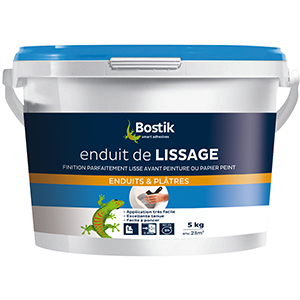 BOSTIK ENDUIT DE LISSAGE PATE EN SEAU DE 5 KG