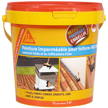 SIKAGARD PROTECTION TOITURE INCLINEE BLANC EN BOITE DE 1 L