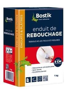 BOSTIK ENDUIT DE REBOUCHAGE POUDRE EN CARTON DE 1 KG