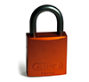 BRADY CADENAS ORANGE EN ALUMINIUM AVEC ANSE 25 MM EN PAQUET DE 6