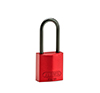 BRADY CADENAS ROUGE COMPACT ALUMINIUM ANSE 50 MM EN PAQUET DE 6