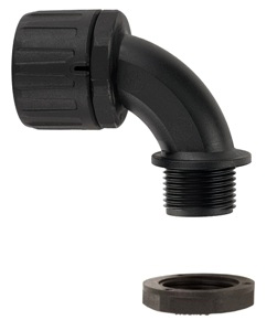 PLIOLOCK PLA 67-M63-90 NOIR RACCORD COUDE A 90°