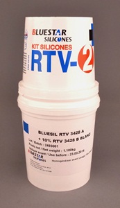 BLUESIL RTV 3428 BLANC EN KIT DE 1.1 KG