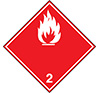 PANNEAU POUR TRANSPORT ADR 2.1B GAZ INFLAMMABLE 297 x 297 MM