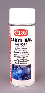 CRC ACRYL RAL 9016 BLANC TRAFIC EN AEROSOL DE 520 ML / 400 ML