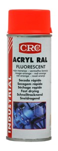 CRC ACRYL RAL ROUGE ORANGE FLUO EN AEROSOL DE 520 ML / 400 ML