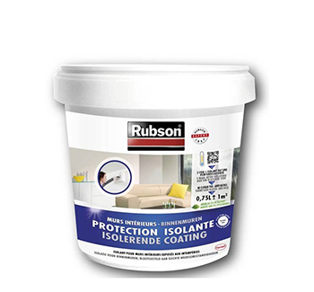 RUBSON MURS INTERIEURS PROTECTION ISOLANTE BLANC EN BOITE DE 0,75 L