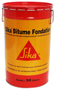 SIKA BITUME FONDATION EN TONNELET DE 30 L