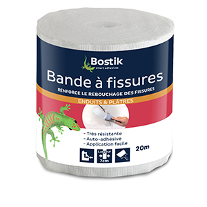 BOSTIK BANDES A FISSURES LARGEUR 7 CM EN ROULEAU DE 20 M