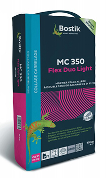 BOSTIK MC 350 FLEX DUO LIGHT GRIS EN SAC DE 15 KG
