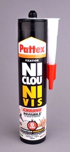 PATTEX NI CLOU NI VIS CHRONO INVISIBLE EN CARTOUCHE DE 310 GR