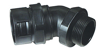 PLIOQUICK 37 45° NOIR RACCORD COUDE 45°