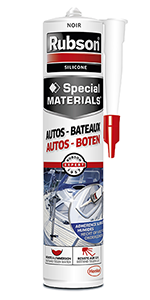 RUBSON MASTIC AUTO BATEAUX NOIR EN CARTOUCHE DE 280 ML