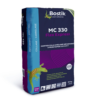 BOSTIK MC 330 FLEX EXPRESS GRIS EN SAC DE 25 KG