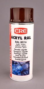 CRC ACRYL RAL 8016 BRUN ACAJOU EN AEROSOL DE 520ML / 400 ML