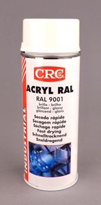 CRC ACRYL RAL 9001 BLANC CREME EN AEROSOL DE 520ML / 400 ML