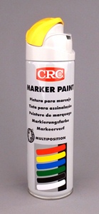 CRC MARKER PAINT JAUNE EN AEROSOL DE 650 ML / 500 ML