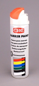 CRC MARKER PAINT ROUGE FLUO EN AEROSOL DE 650 ML / 500 ML