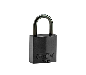 BRADY CADENAS NOIR COMPACT ALUMINIUM ANSE 25 MM EN PAQUET DE 6