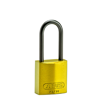 BRADY CADENAS JAUNE COMPACT ALUMINIUM ANSE 50 MM EN PAQUET DE 6