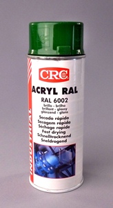 CRC ACRYL RAL 6002 VERT FEUILLAGE EN AEROSOL DE 520 ML / 400 ML