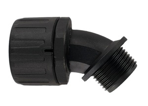 PLIOLOCK PLA 28-PG21-45 NOIR RACCORD COUDE A 45°