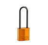 BRADY CADENAS ORANGE COMPACT ALUMINIUM ANSE 75 MM EN PAQUET DE 6