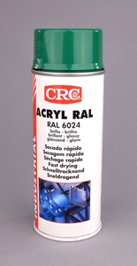 CRC ACRYL RAL 6024 VERT TRAFIC EN AEROSOL DE 520 ML / 400 ML