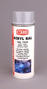 CRC ACRYL RAL 7040 GRIS FENETRE EN AEROSOL DE 520ML / 400 ML