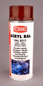 CRC ACRYL RAL 8012 BRUN ROUGE EN AEROSOL DE 520ML / 400 ML