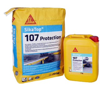 SIKATOP 107 PROTECTION GRIS EN KIT DE 25 KG