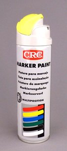 CRC MARKER PAINT JAUNE FLUO EN AEROSOL DE 650 ML / 500 ML