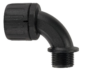 PLIOLOCK PLA 16-PG9-90 NOIR RACCORD COUDE A 90°