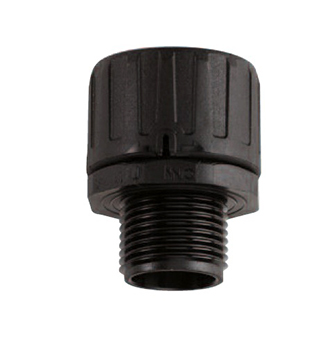 PLIOLOCK PLA 16-PG16 NOIR RACCORD DROIT