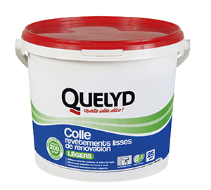 QUELYD COLLE REVETEMENTS LISSES DE RENOVATION LEGERS EN SEAU DE 5 KG