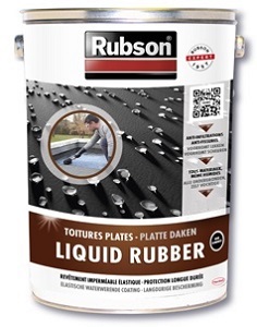 RUBSON TOITURES LIQUID RUBBER NOIR EN BIDON DE 10 L