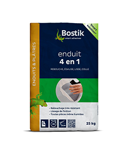 BOSTIK ENDUIT 4 EN 1 POUDRE EN SAC DE 25 KG